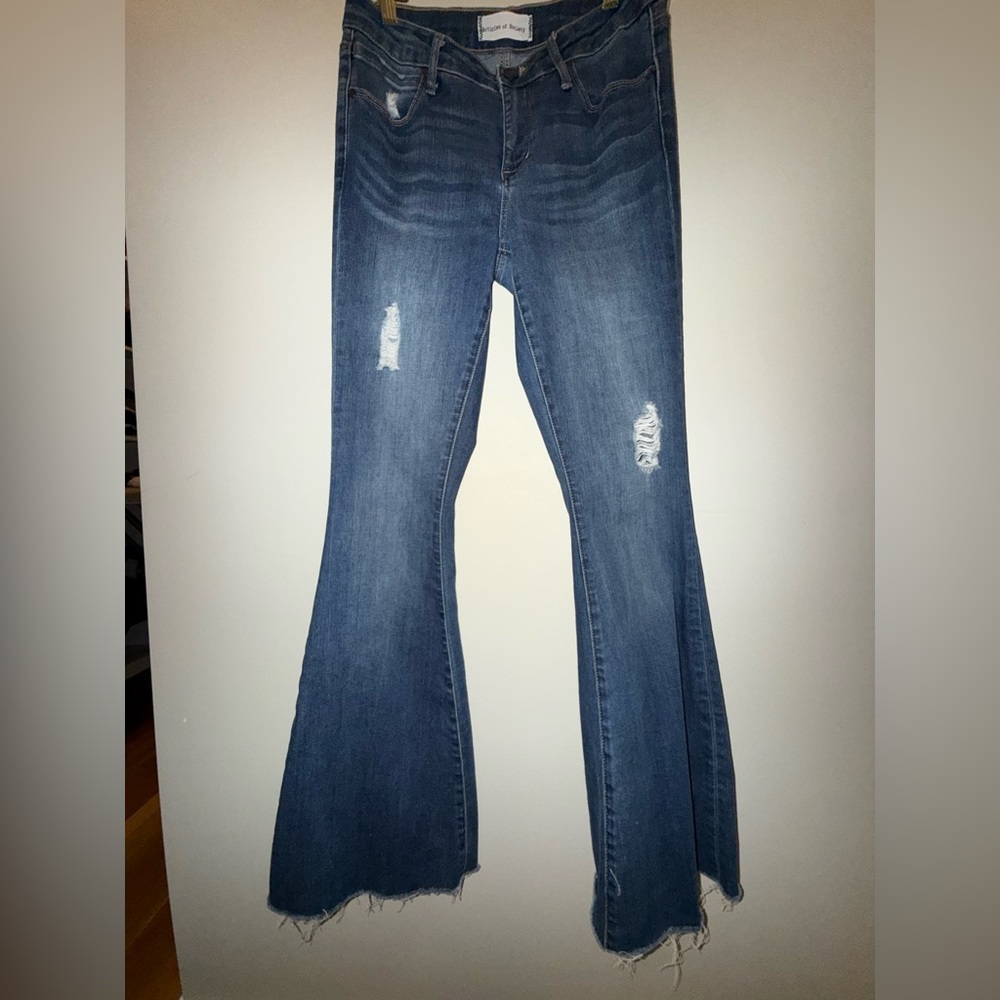 Articles Of Society Dark Blue Flare Jeans
